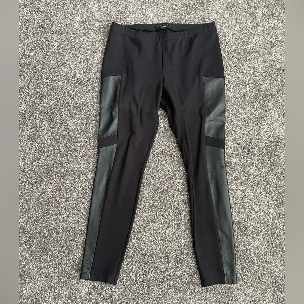 Women’s Theory Leather Leggings